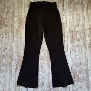 Schoeller Switzerland Soft Shell Ski Pants sz 4 Women's WB400 Black Slimming